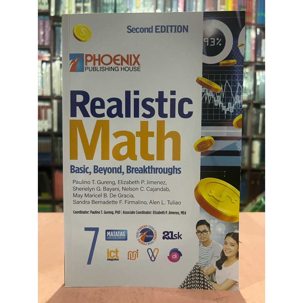 Realistic Math 2nd Edition Matatag by Phoenix | Shopee Philippines