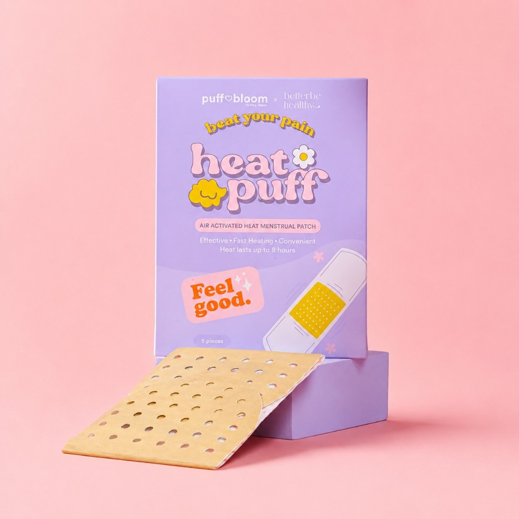Puff and Bloom Heat Puff Air Activated Menstrual Cramp Patch | Shopee ...
