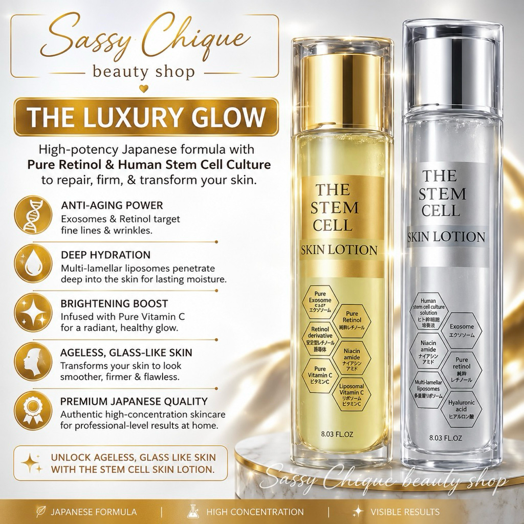 THE STEM CELL Skin Lotion 120ml [Retinol, Vitamin C, Niacinamide