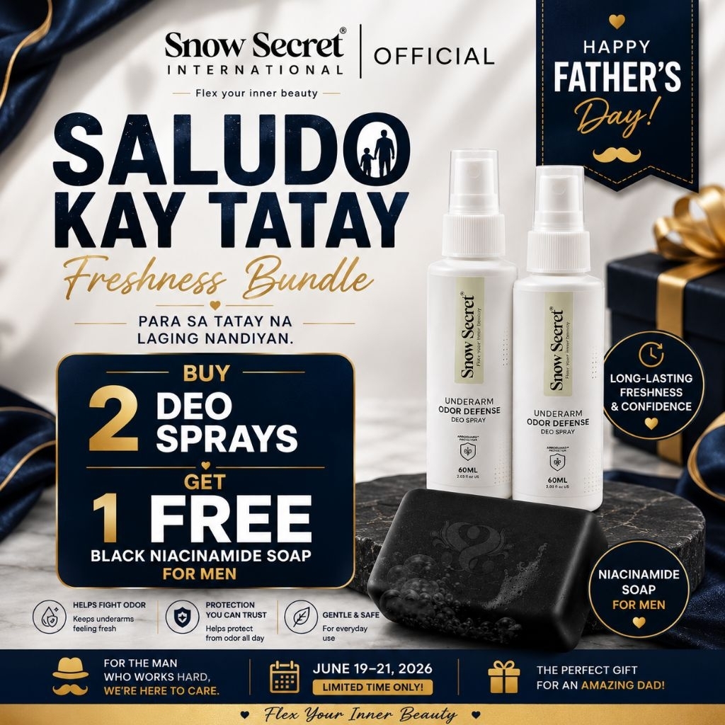 Snow Secret Dad's Ultimate Confidence Duo (Two Underarm Deo-spray ...