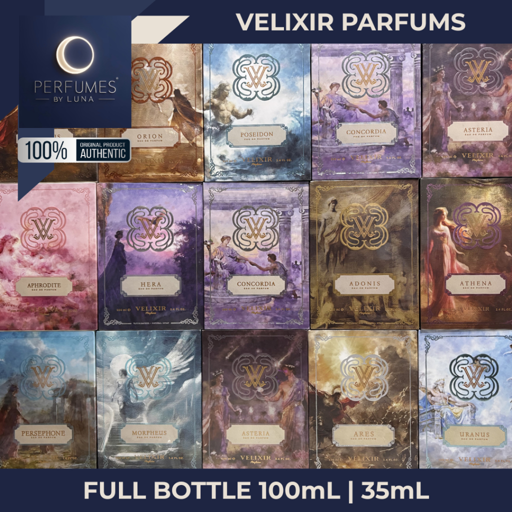 VELIXIR PARFUMS | Icarus | Ares | Poseidon | Athena | Aphrodite ...