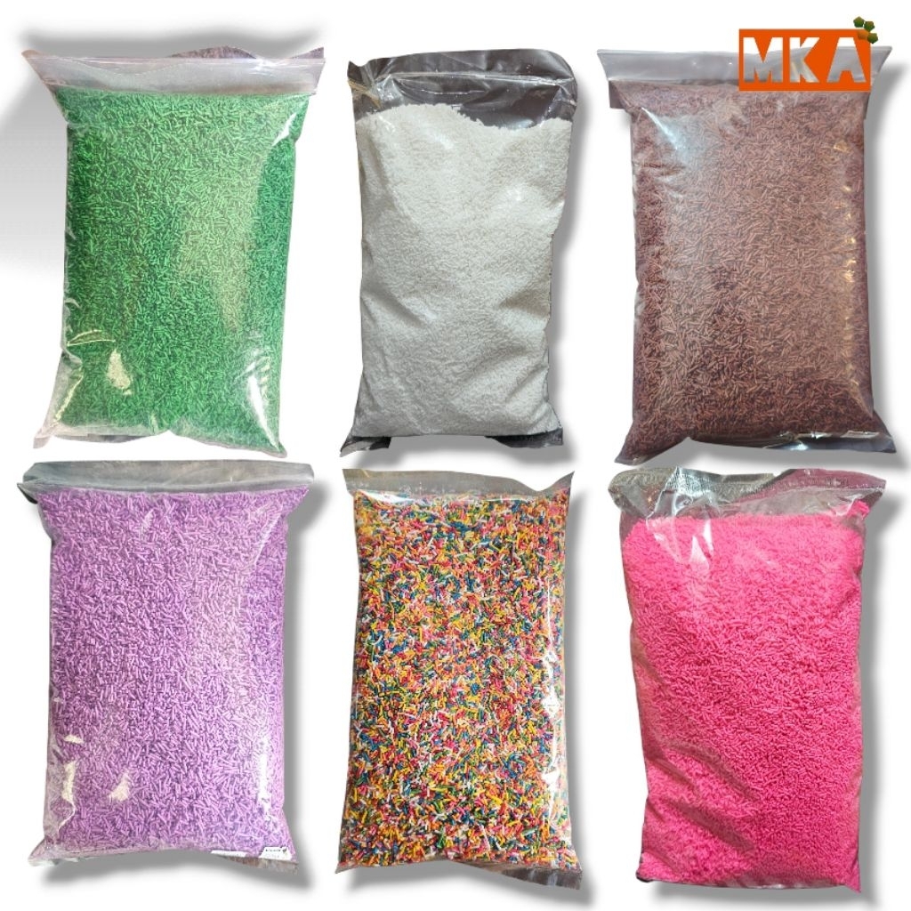 Sprinkles Candy Toppings 1kilo Assorted and Plain Colors | Shopee ...