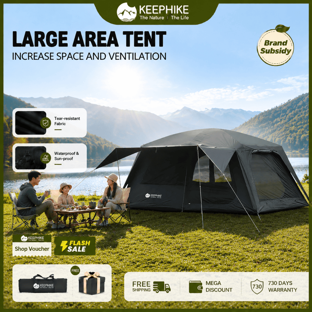 KEEPHIKE tent, camping tent, house tent, outdoor camping tent, folding ...