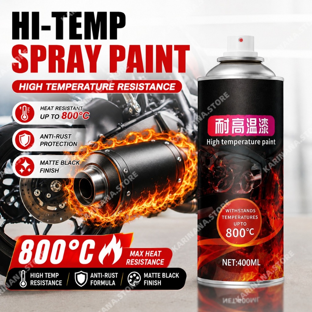 High Temperature Spray Paint Motorcycle Exhaust Engine Coating Spray ...