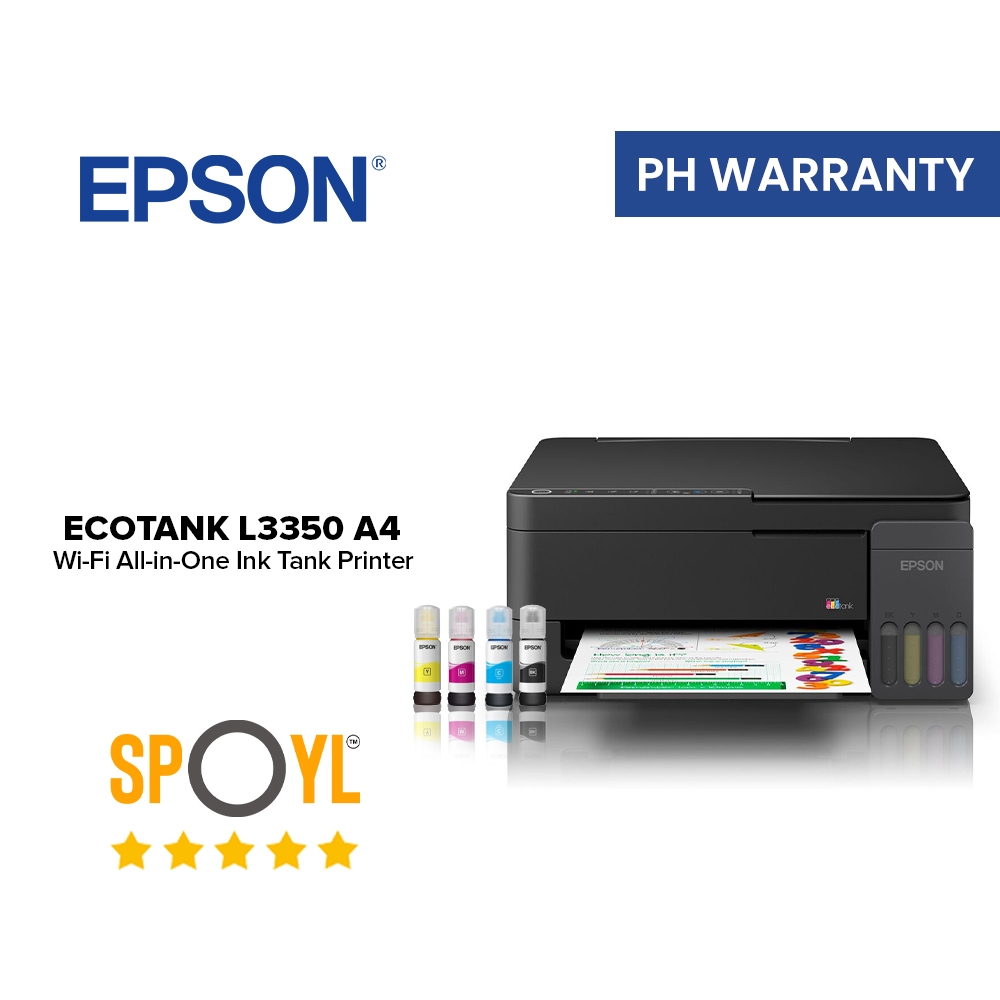 Epson L3350 EcoTank A4 Wi-Fi All in One Ink Tank Printer - Spoyl Store ...