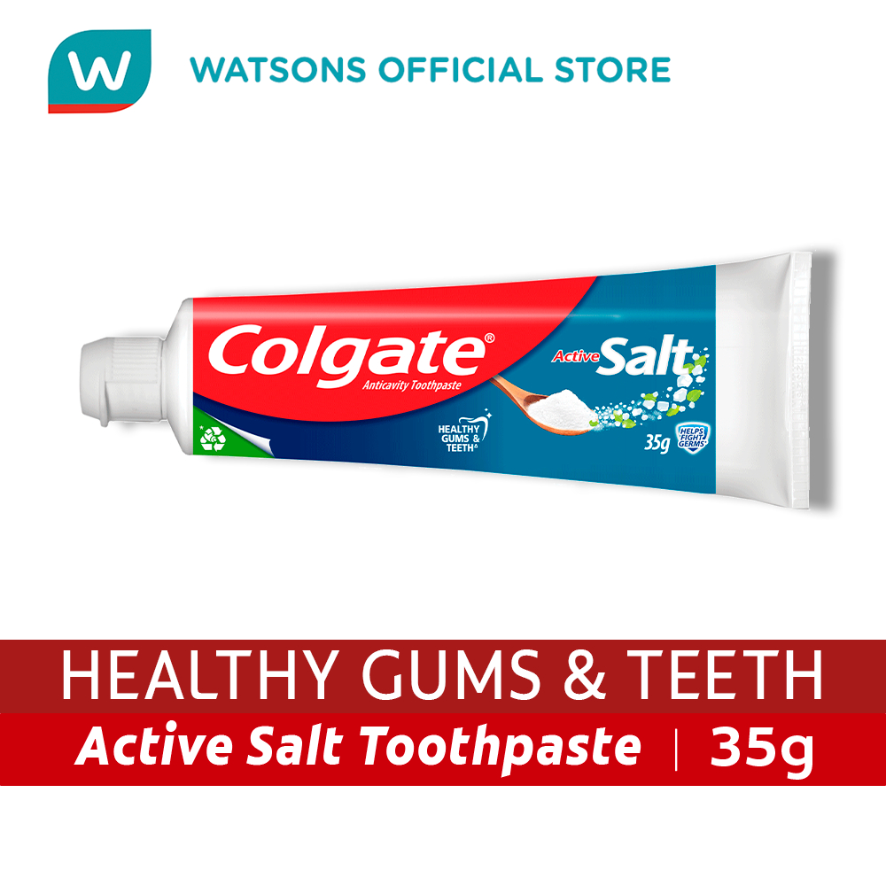 Colgate Active Salt Natural Toothpaste 35g | Shopee Philippines