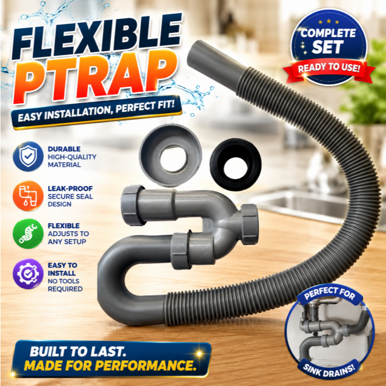 Sink Fitting lavatory/Lababo Flexible P-trap/ Flexible Hose Ptrap / PVC ...