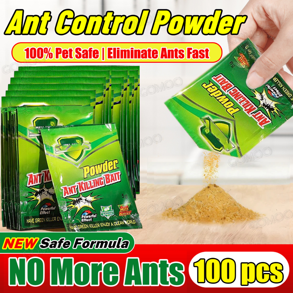 【No More Ants】100pc Ant Eliminator Powder Natural Ant Remover Powder ...
