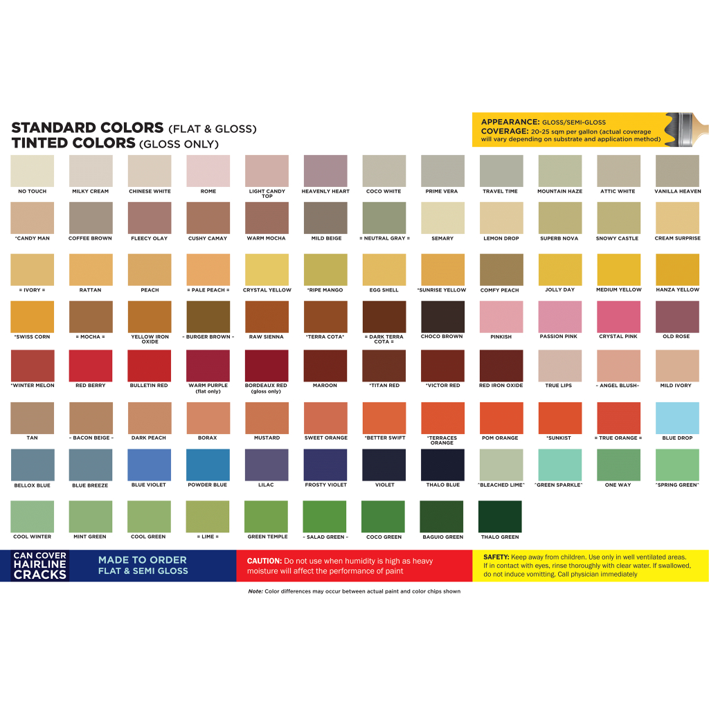 RUBBERIZED FLOOR PAINT - 4L AND 16L RUBBERFLOOR (ORDINARY COLORS) SEMI ...