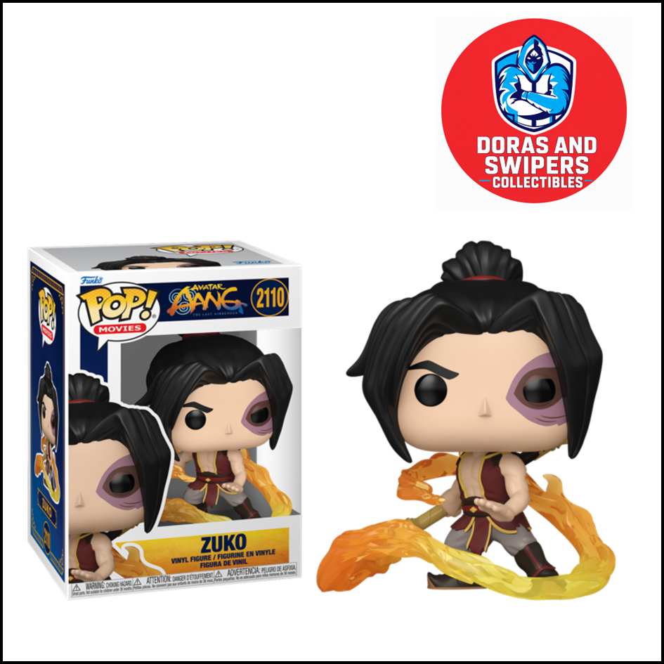 Funko Pop Zuko 2110 Avatar The Last Airbender Action Figure 9/10 Box ...