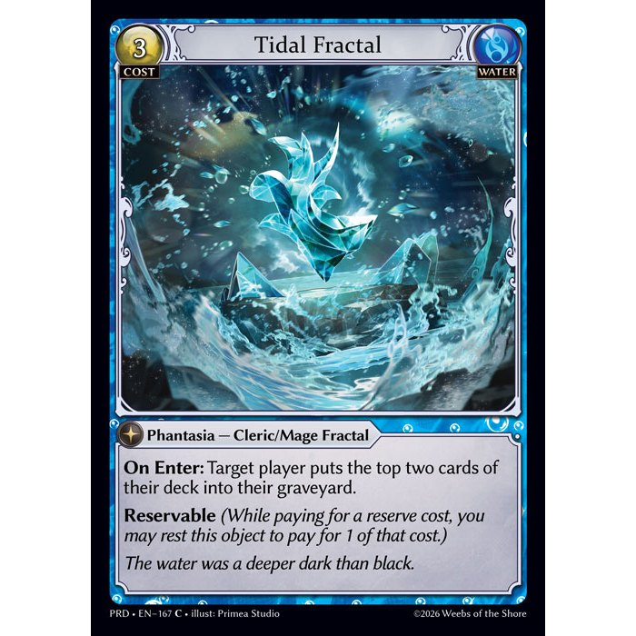 GRAND ARCHIVE TCG - Tidal Fractal - C - Asphodel/Paradise | Shopee