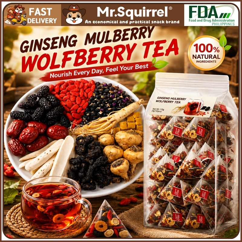 [175Pcs] 9-in-1 Ginseng Tea Maca Wolfberry Herbal Tea Natural Red date ...