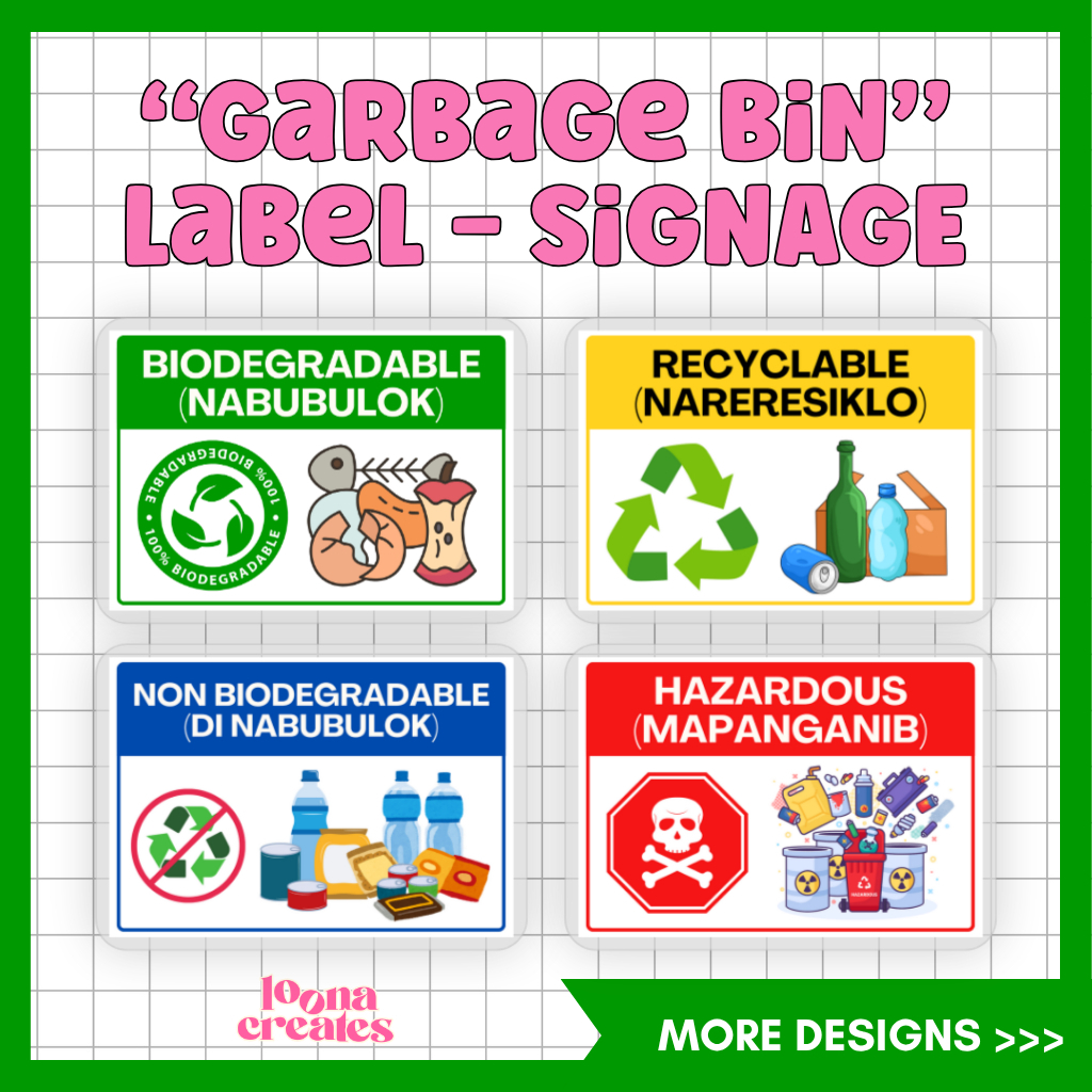 Shop garbage signage for Sale on Shopee Philippines