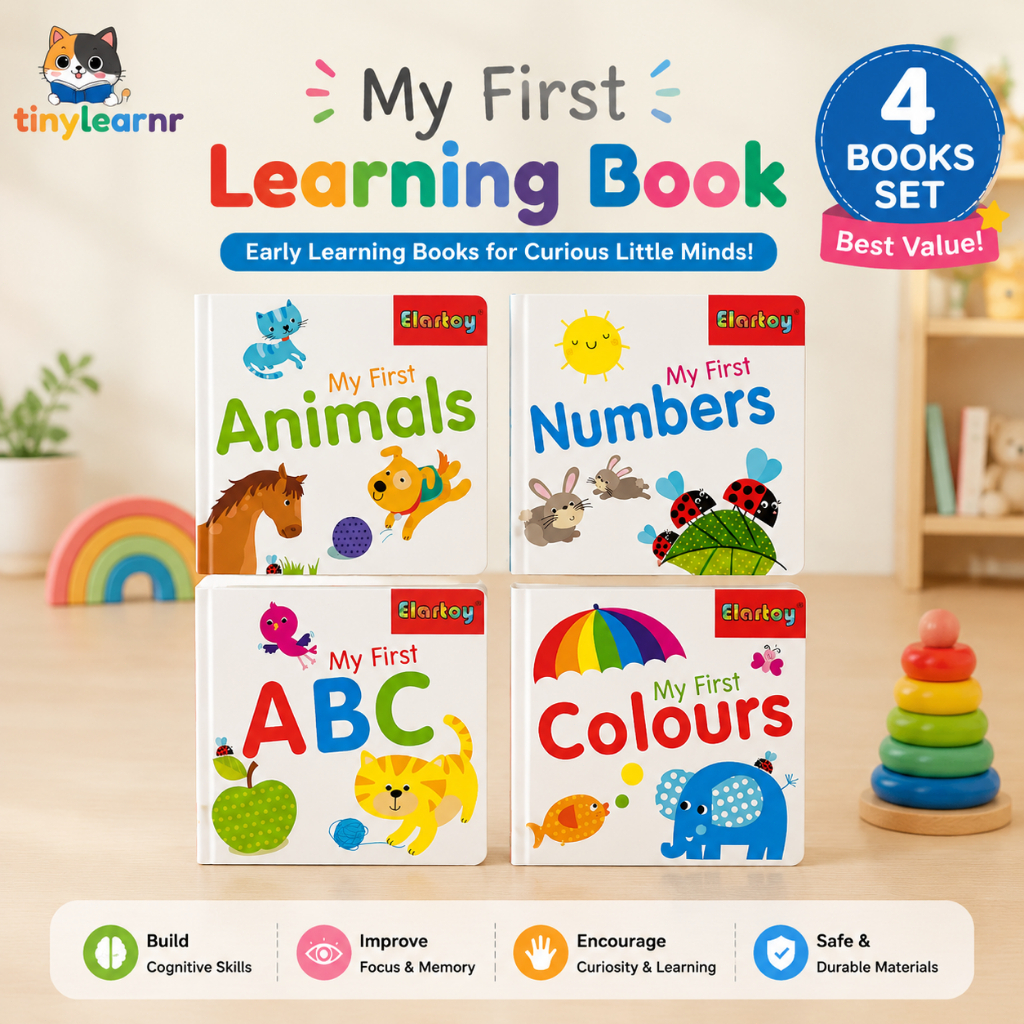 tinylearnr My First Learning Book for Toddlers | ABC Alphabet Numbers ...