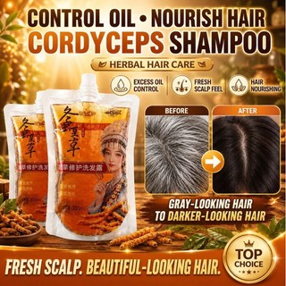 Cordyceps Oil-Control Shampoo – Anti-dandruff care / Strengthens hair ...