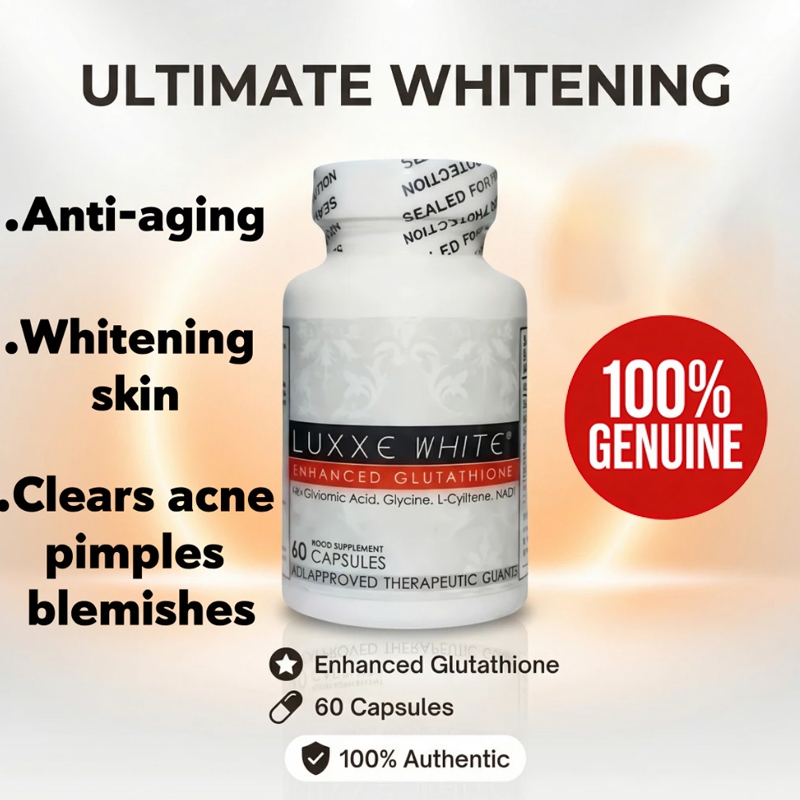 Luxxe White Enhanced Glutathione Whitening Skin And Anti-Aging And Prevents Pimple Acne COD