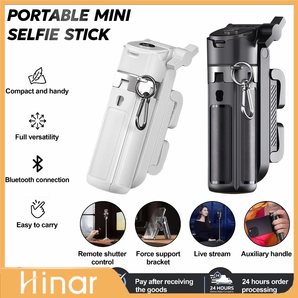 HINAR HN25 MINI Stick Tripod 3 in 1 Stick Portable Grip Phone Tripod ...