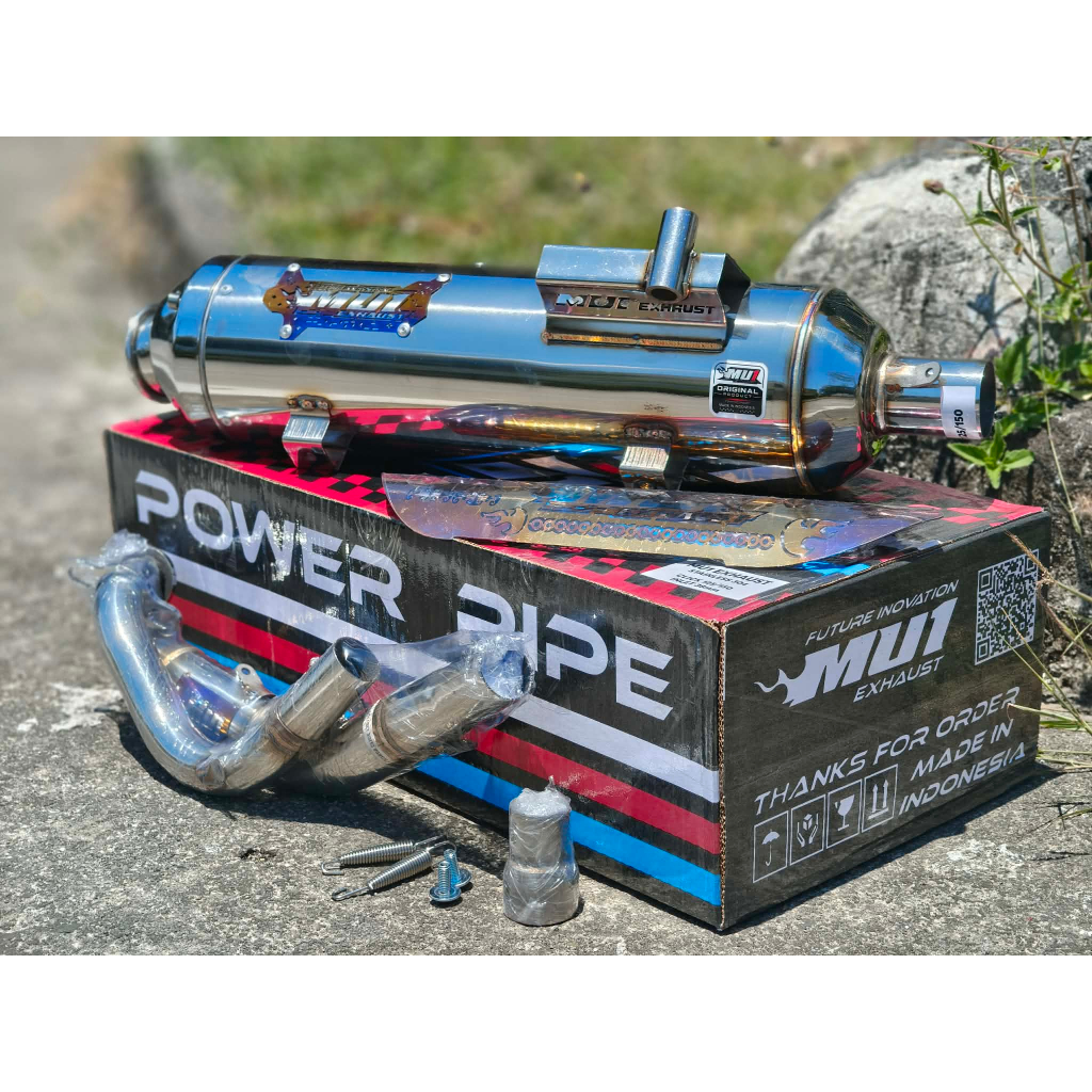 MU1 PIPE STAINLESS CLICK MIO M3 NMAX AEROX BEAT FI PCX160. | Shopee ...