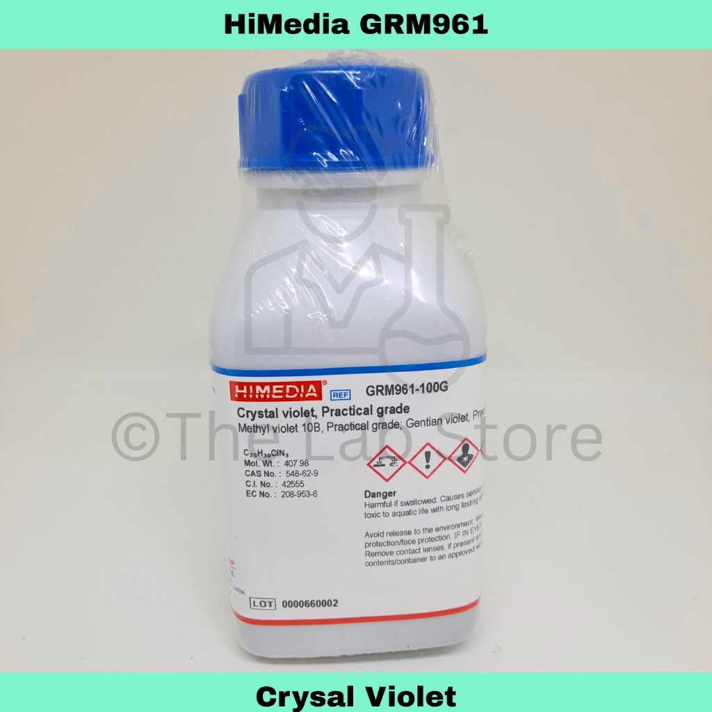 HIMEDIA Crystal Violet (Gentian Violet) 100g AR Practical Laboratory ...