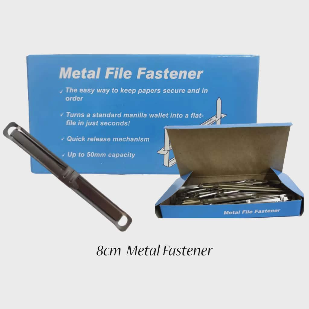 50pcs set Metal Paper Fastener 8cm - Metal Fastener for paper and ...