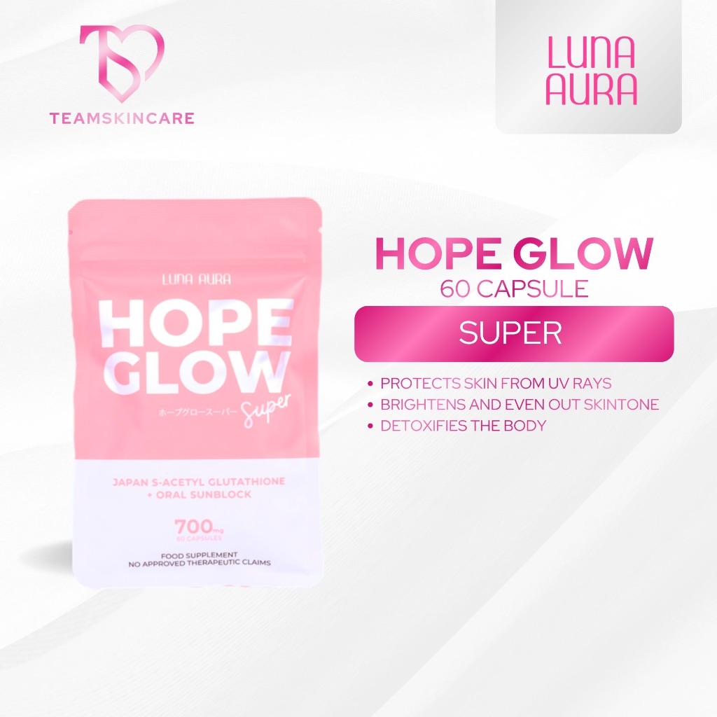 Luna Aura Glutathione Hope Glow | Skin Pro | Super Mini | Super Biggie | Hope C Plus