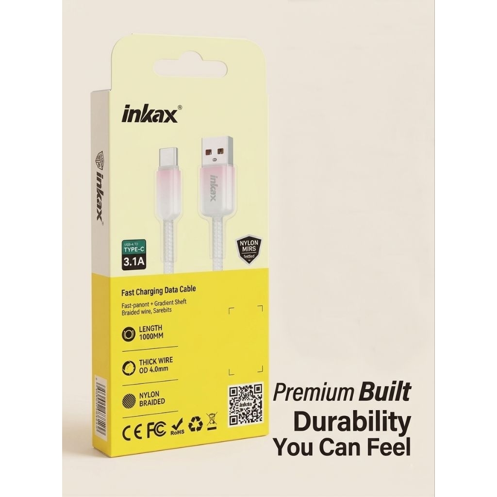 Inkax Fast Charging Data Cable Type C | Shopee Philippines