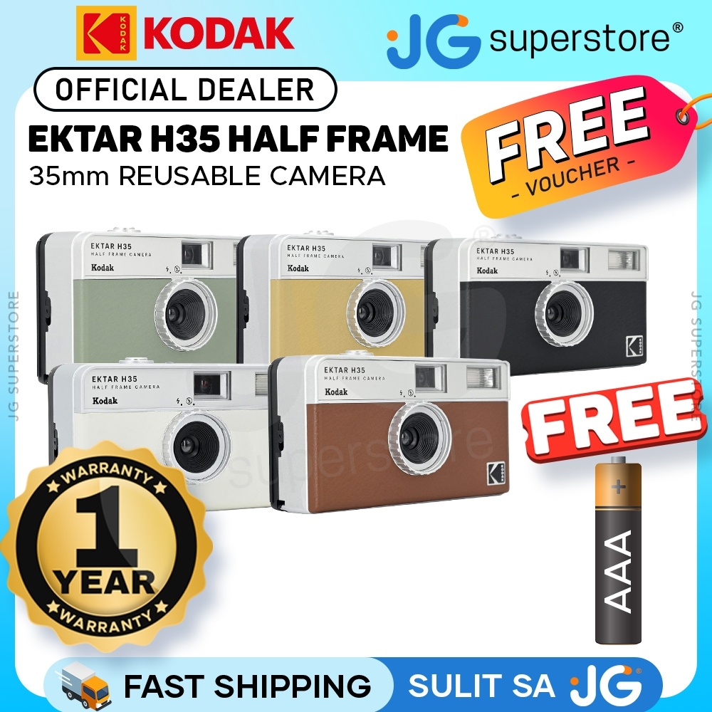 KODAK EKTAR H35 Reusable Half Frame Film Camera 135 35mm Analog with ...