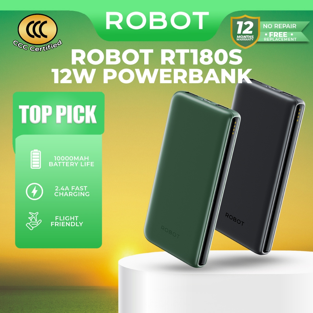 ROBOT RT180S 10,000mAh Power Bank