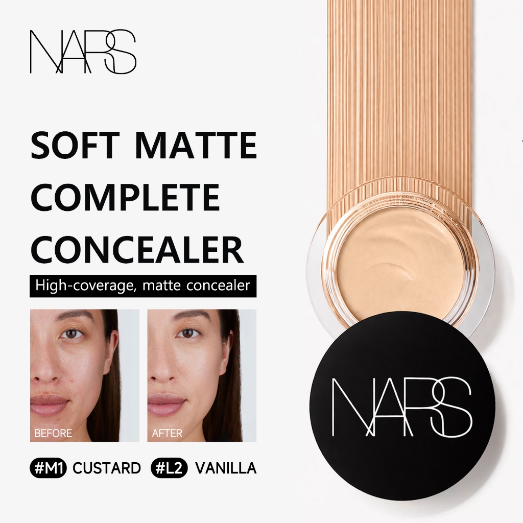 NARS Soft Matte Concealer Pot Full Coverage Matte Oil-Free Pimple Cover ...