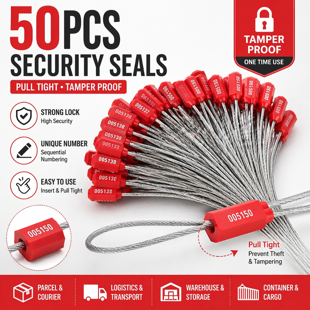 Security Seal Cable Tie Tamper Proof Wire Seal for Container Truck ...