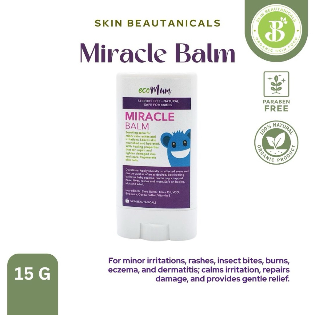 Eco Mum Miracle Healing Balm 15g for Dry Skin, Rough Skin, Rashes ...