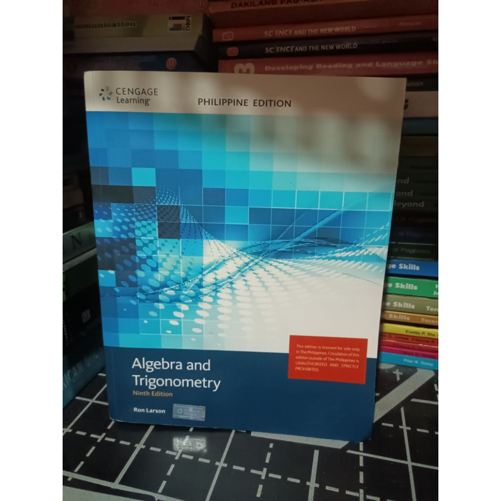 Algebra and Trigonometry (9th Edition) by Larson | Shopee Philippines