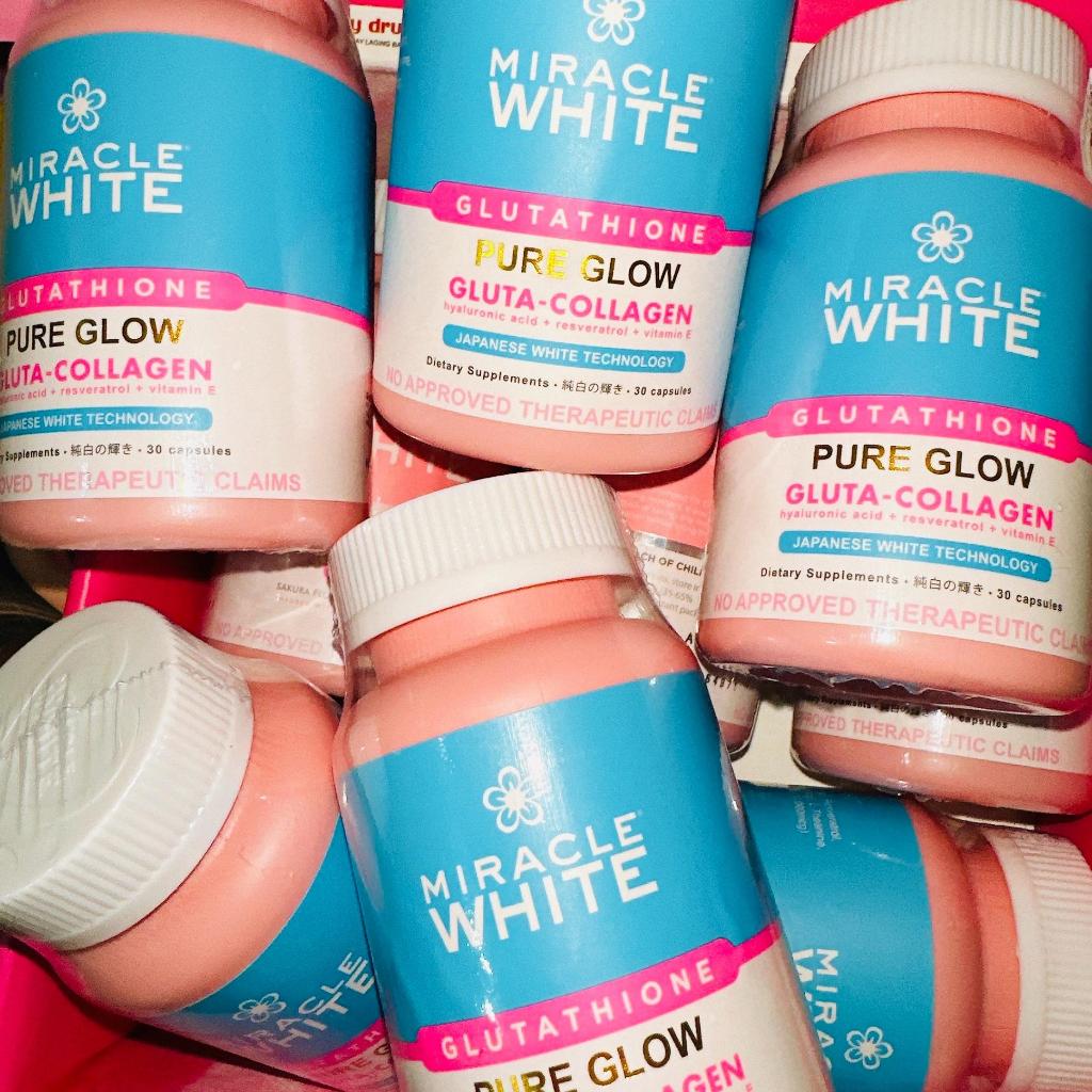 miracle white glutathione capsule BUY 1 GET 1 MIRACLE WHITE PURE GLOW