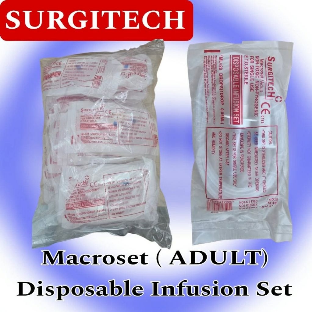 Microset PEDIA and Macroset ADULT IV Infusion Set by (HEXACARE ...