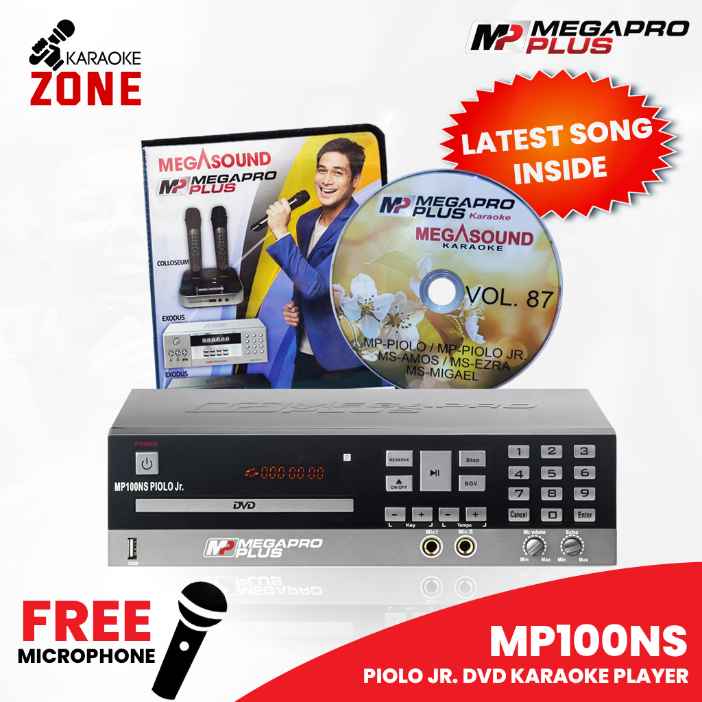 Megapro Plus MP 100 NS / Mp Piolo Jr / with Free Wired Microphone ...