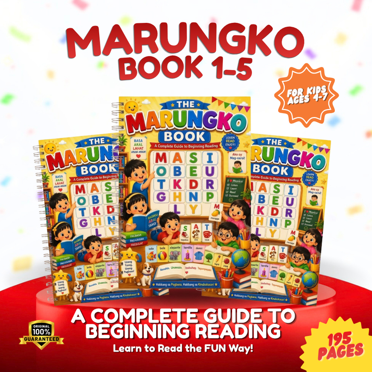Marungko Book Set 1-5 | Marungko Method | Matutong Magbasa Tagalog ...