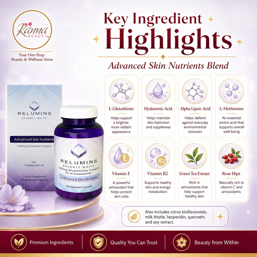 glutathione 1650mg Amazon.com: Relumins Advanced White Set main image 1