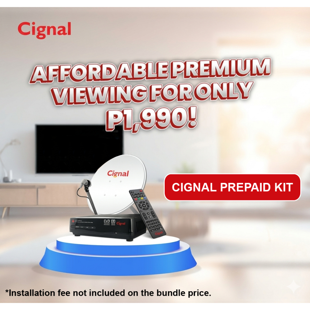 CIGNAL TV INC, Online Shop | Shopee Philippines