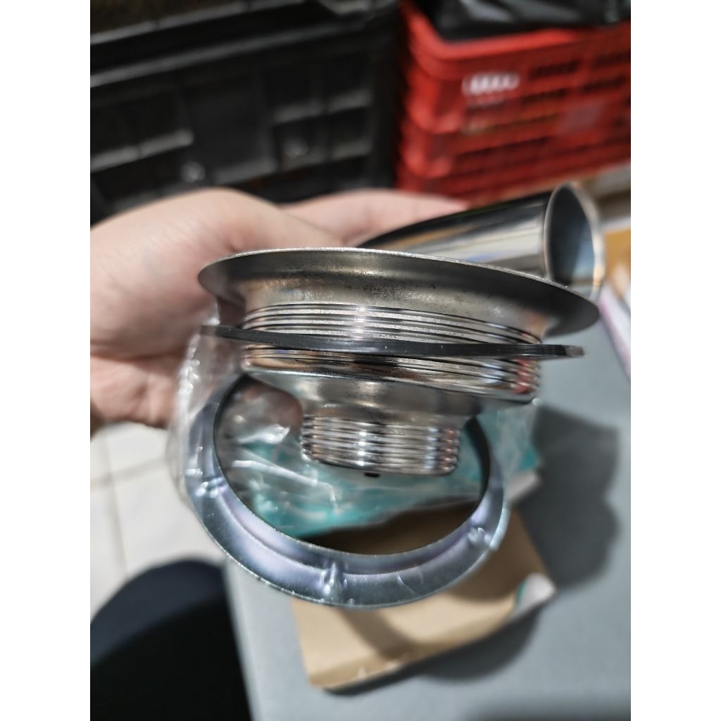 Duo Basket Strainer With 4 Inch Tail Piece (For Kitchen Sink / Lababo ...