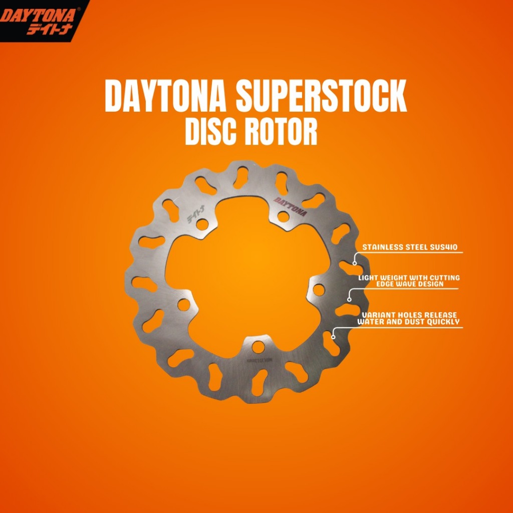 DAYTONA Wave Disc Rotor (Nmax, All New Nmax, Rear) (P/N 4929) | Shopee ...