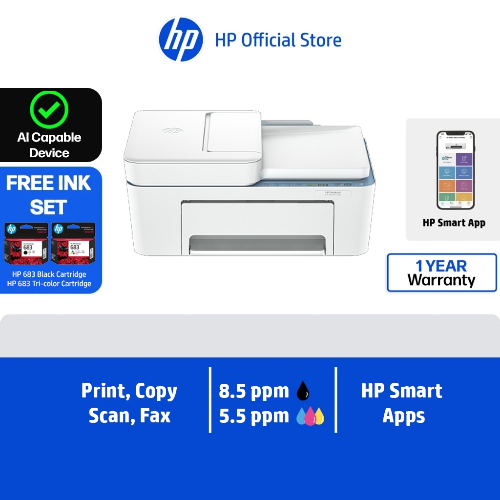 Deskjet IA 4175|4275|4388 White Wireless, Print, Copy, Scan, Send ...