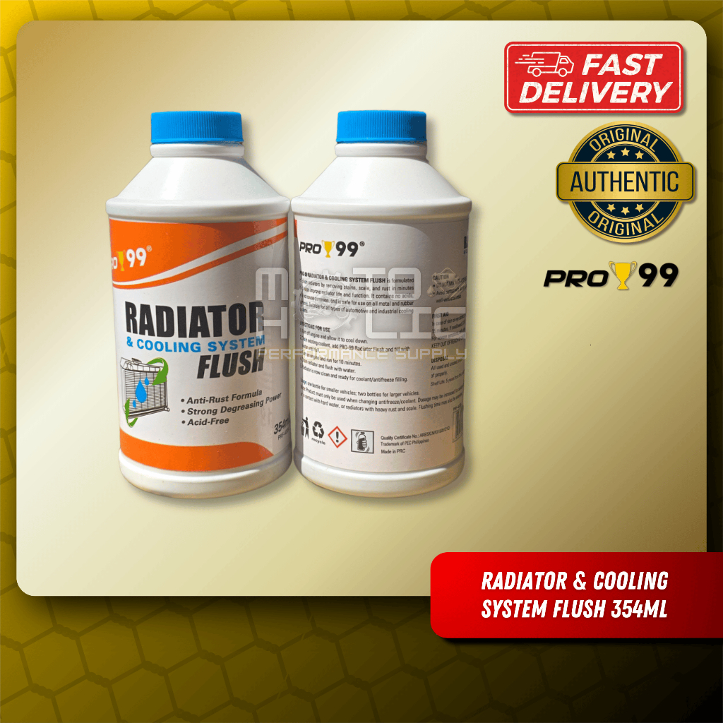 PRO 99 Radiator and Cooling System Flush 354ml Radiator Cleaner Rust ...