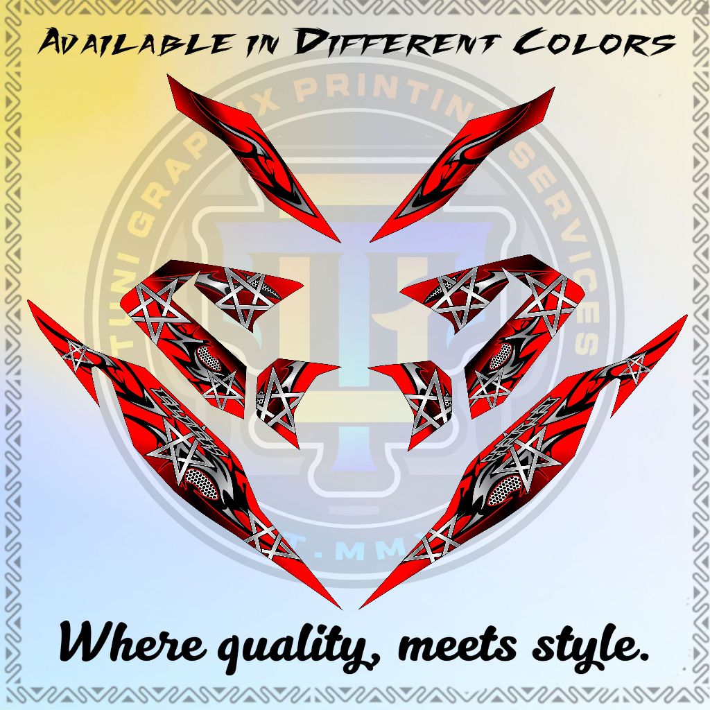 HONDA CLICK V4 2026 TRIVALY STAR DECALS STICKER | Shopee Philippines
