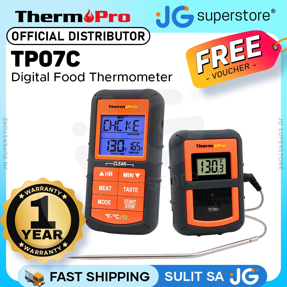 ThermoPro Wireless Remote Digital Cooking Steak Turkey Food Meat ...