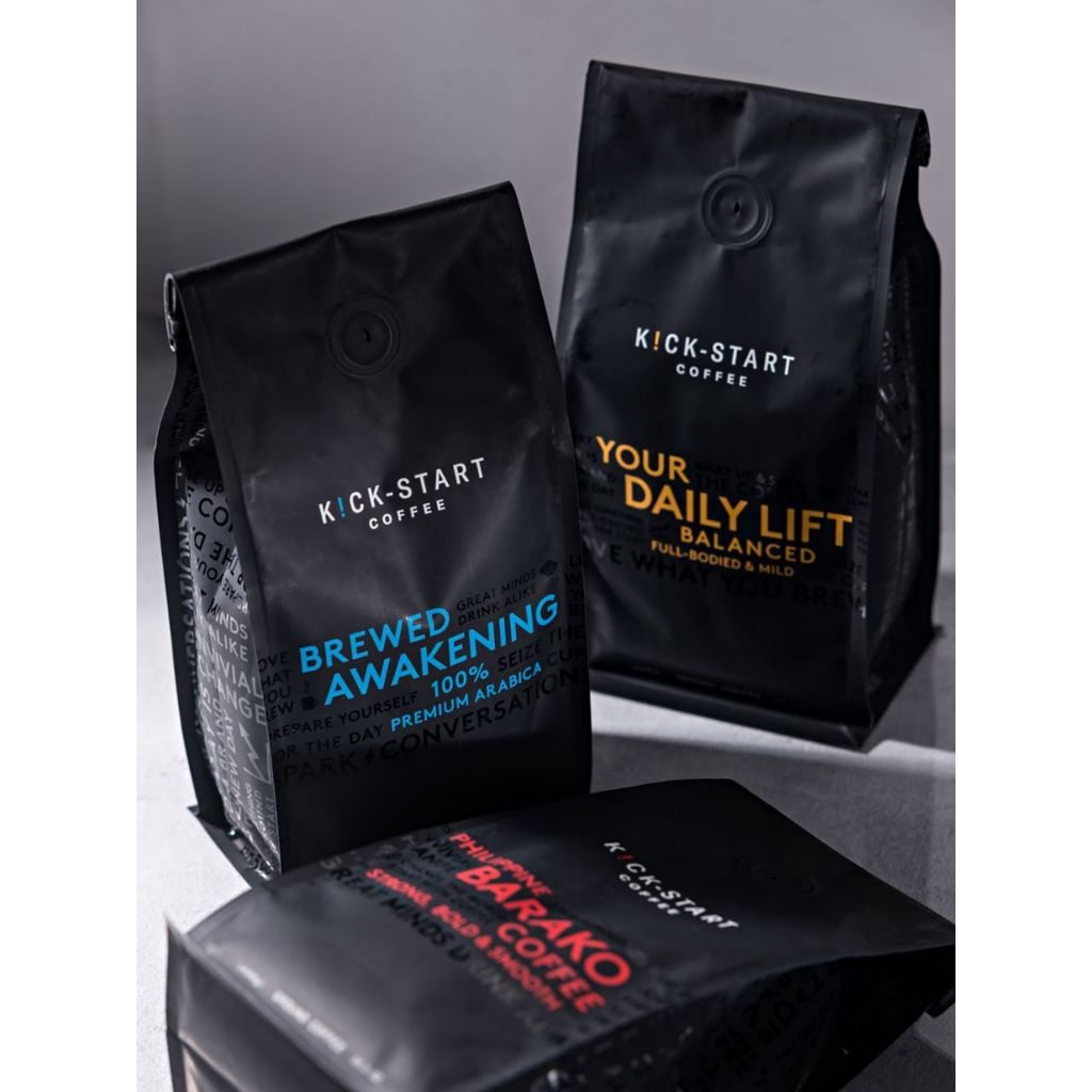 Kick-Start Philippine Barako Ground Coffee and Whole Beans - 400g
