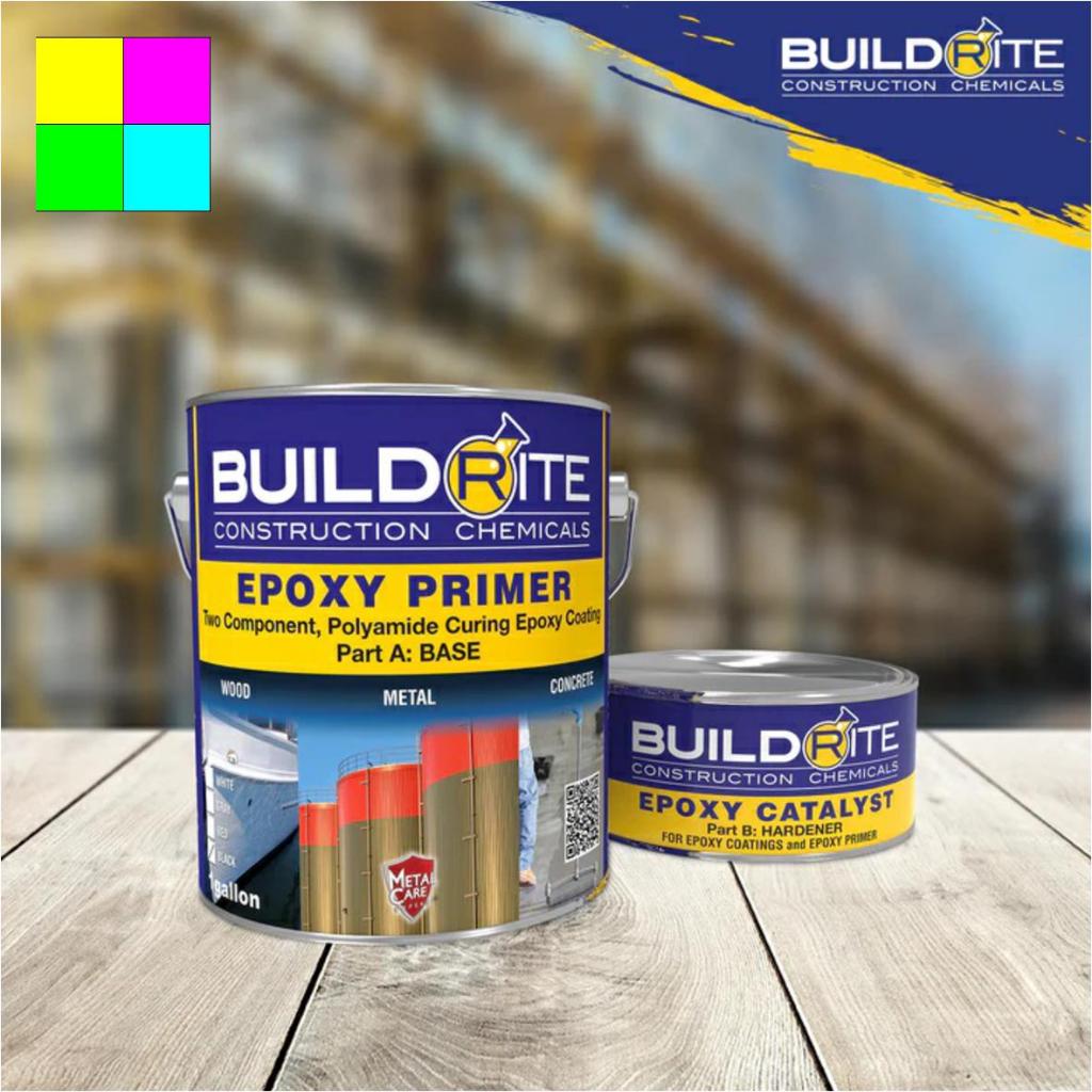 Buildrite Epoxy Primer (Gallon Set) Two Component, Polyamide Curing ...
