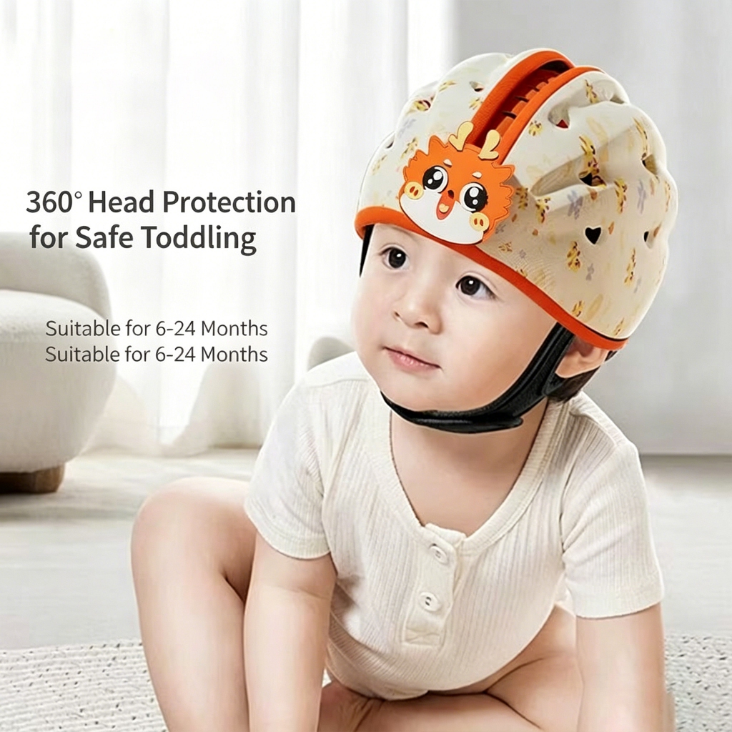 lazada baby helmet Safety Baby Head Protector Upgarded for Baby Walking Crawling Running Infant Toddlers Head Protective Hat Head Cushion Headguard Bumper Bonnet Lightweight Breathable Adjustable 0-3 Yeas : Baby Safety helmet for the elderly