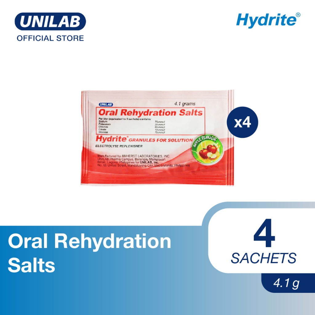 Hydrite Sachet Apple 4 sachets | Shopee Philippines