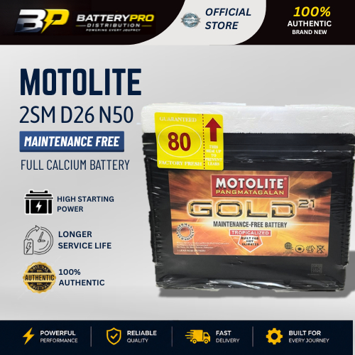 Motolite Battery 2SM dependable power | Shopee PH