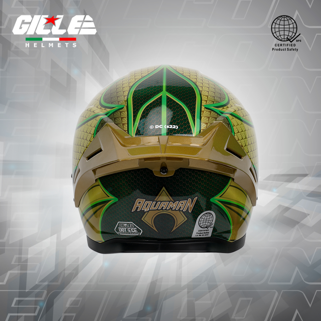 aquaman motorcycle helmet Aquaman Limited Edition Gracshaw Helmet